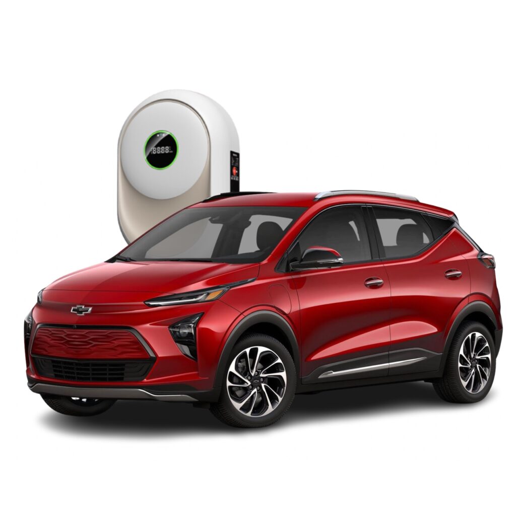 электромобиль и зарядная станция z-charge pro 32a для дома и в паркинг