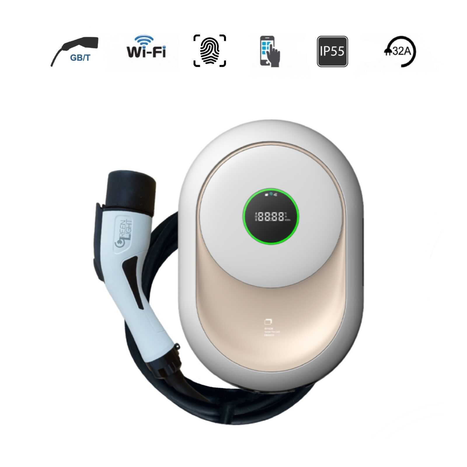 Зарядная станция Z-CHARGE Z01 PRO GB_T Зарядная станция Z-CHARGE Z01 PRO GB/T, 32A (7 кВт/ч)