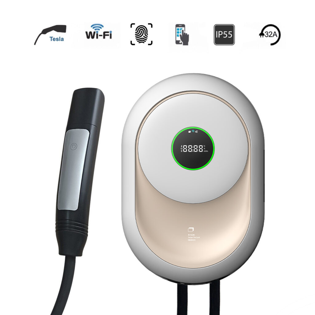 зарядная-станция-Z-Charge-Tesla-32А, золото