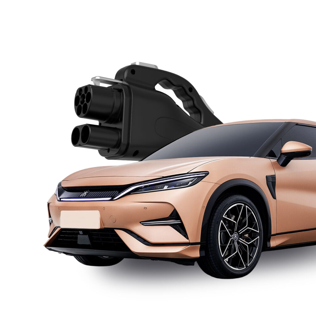 адаптер ccs2 to gbt dc для китайского электромобиля