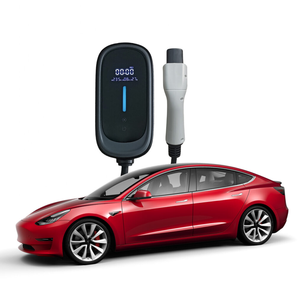 зарядка super genia 8-16a для авто tesla