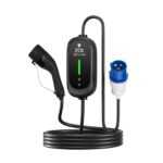 зарядное устройство Super Genie Q01 10-32А с коннектором Type2 и синей вилкой