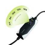 регулировка тока в портативной зарядке Type 2 6-16A Greenlight Smart Home