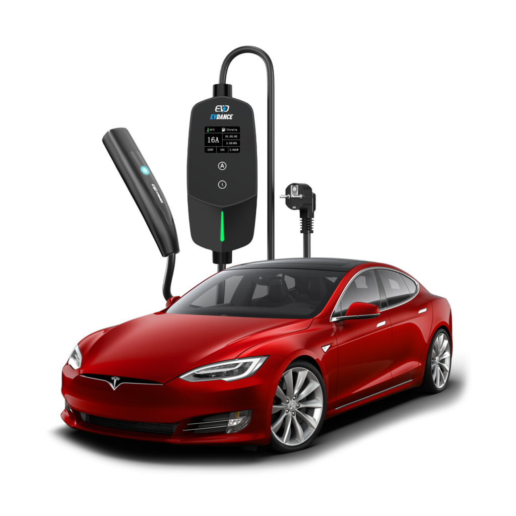 зарядное устройство EV Dance 6-16A с Tesla