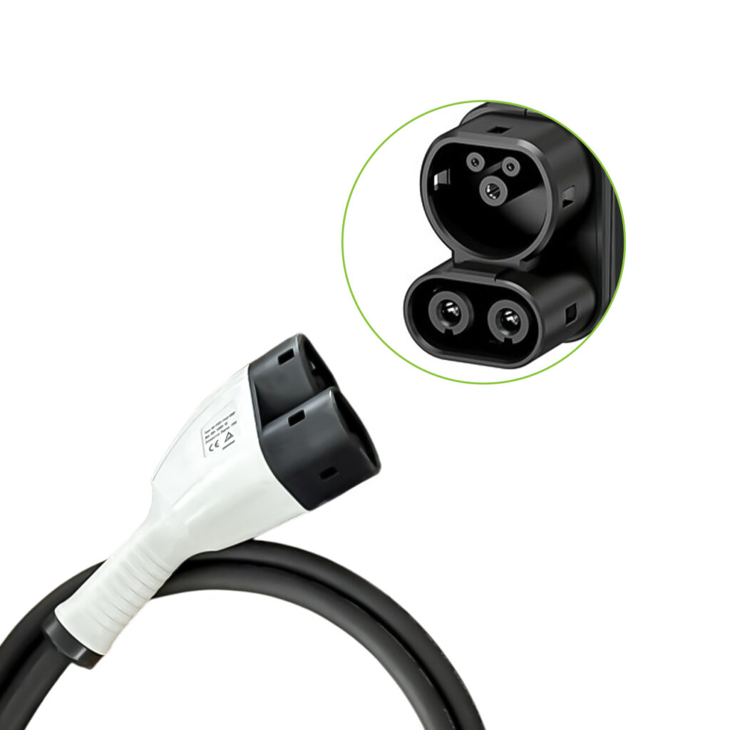 коннектор и разъем CCS Combo 2 DC у зарядной станции GNLT DC TA E20 WD
