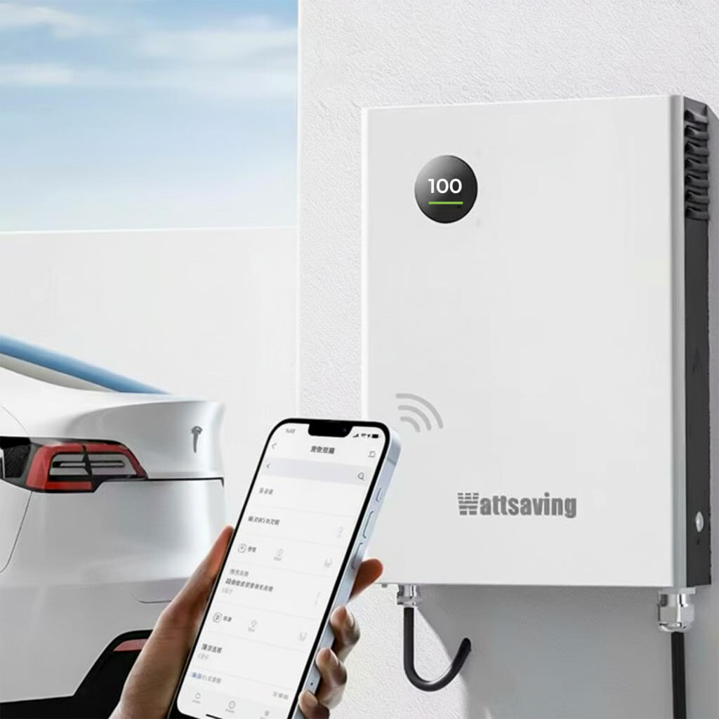 управление зарядной станцией wattsaving y7 gbt dc 7квтч со смартфона